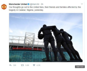 Manchester united twitter