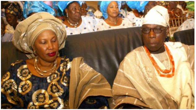 Obasanjo and wife