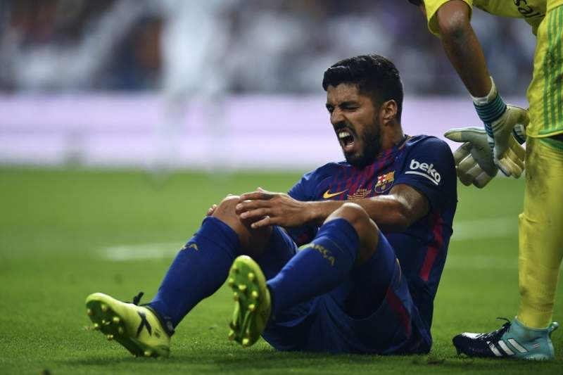 Luis Suarez injury