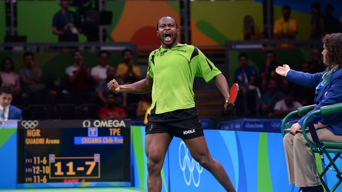 Nigerian Table Tennis Star Aruna Quadri Qualifies For Men's World Cup