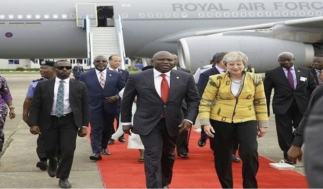 Lagos, Gov Akinwunmi Ambode, Theresa May, UK Prime Minister