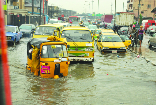 flood, Lagos, First rain,