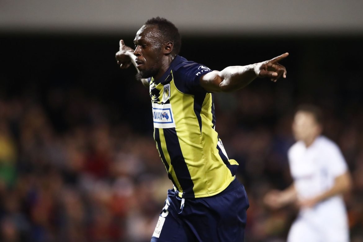usain bolt scores 2 goals usain bolt scores 2 goals
