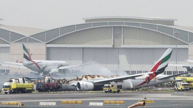 Dubai Airport, Plane crash,