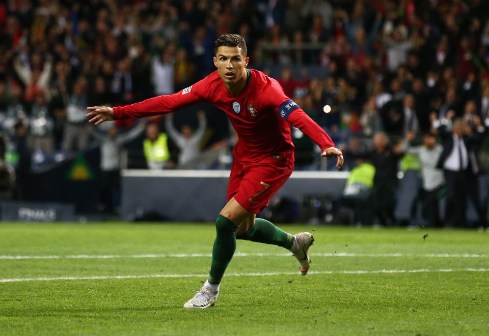 Ronaldo, Hat trick, 2020 Euro Qualifiers,,