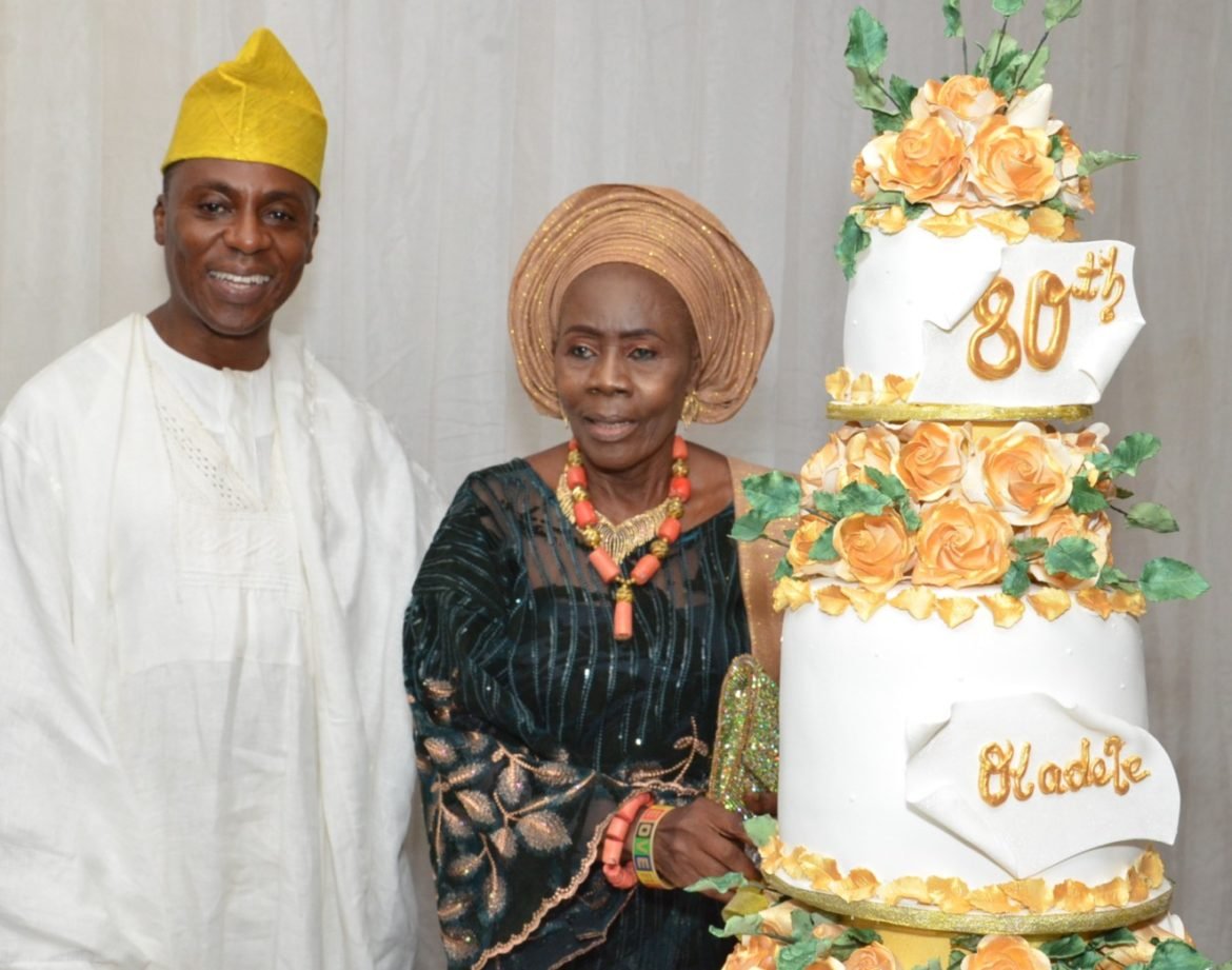 ADE BAKARE & Siblings Celebrate Their Mum