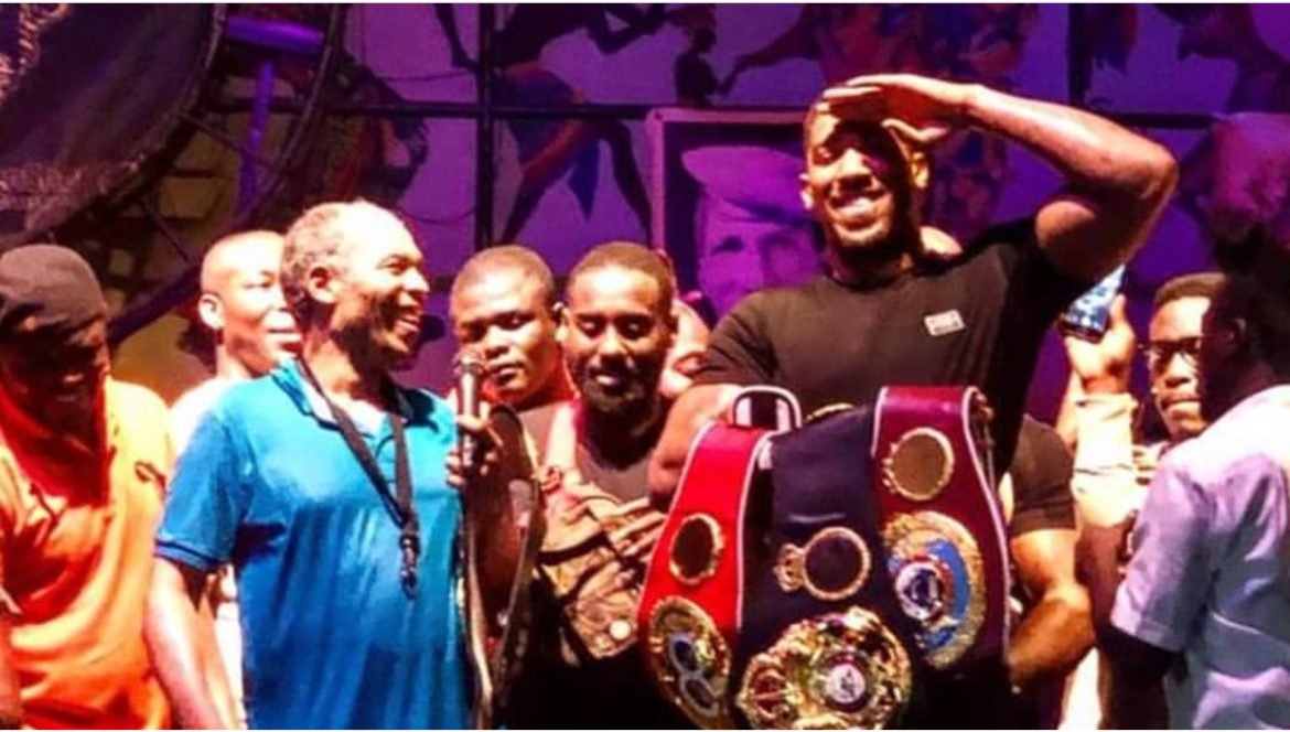 Anthony Joshua, New Afrika Shrine,