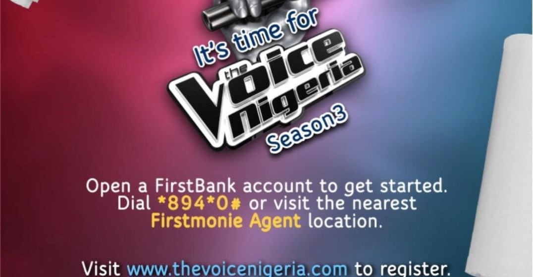 The Voice Nigeria Season 3, First Bank,