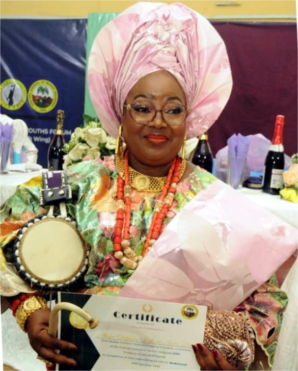 Alhaja OLUBUNMI LAWAL Bags CCII Omoluabi IBADAN Award - City People ...