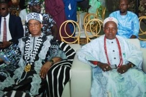 HRM Tor Tiv and HRM , Igwe Lawrence Agubuzu, Chairman Enugu State Council of Traditional rulers.