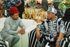 Sen. Shehu Sanni and Tor Tiv